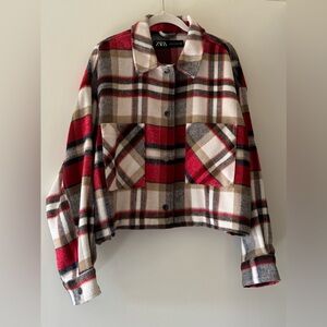 Oversized Flannel Jacket
